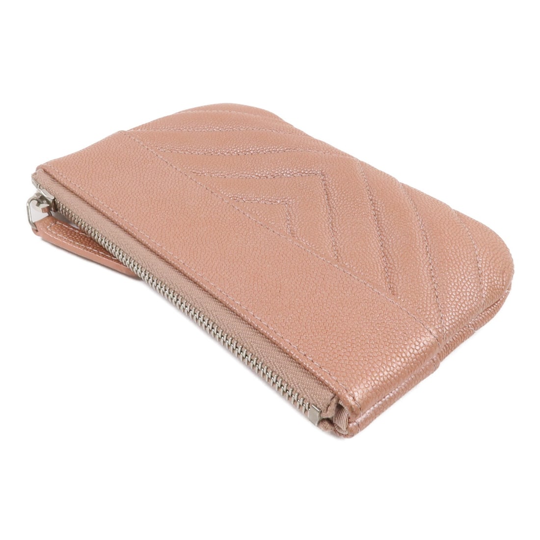 Chanel Zip Mini Pouch Dusty Pink - 5