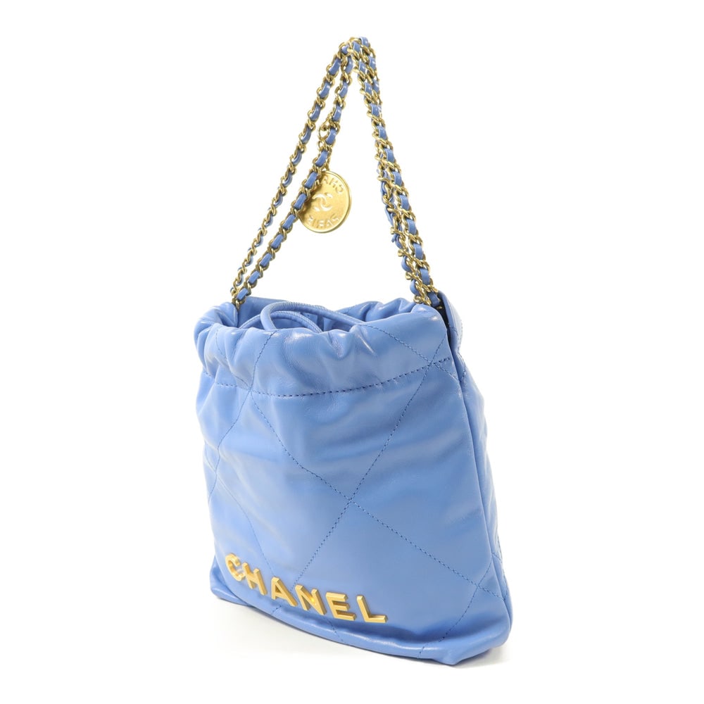 Chanel 22 Mini Blue - 3