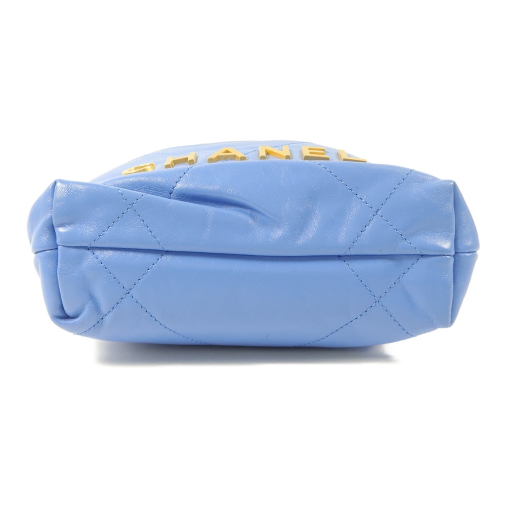 Chanel 22 Mini Blue - 4