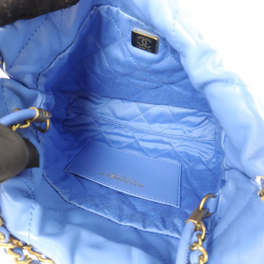 Chanel 22 Mini Blue - 5