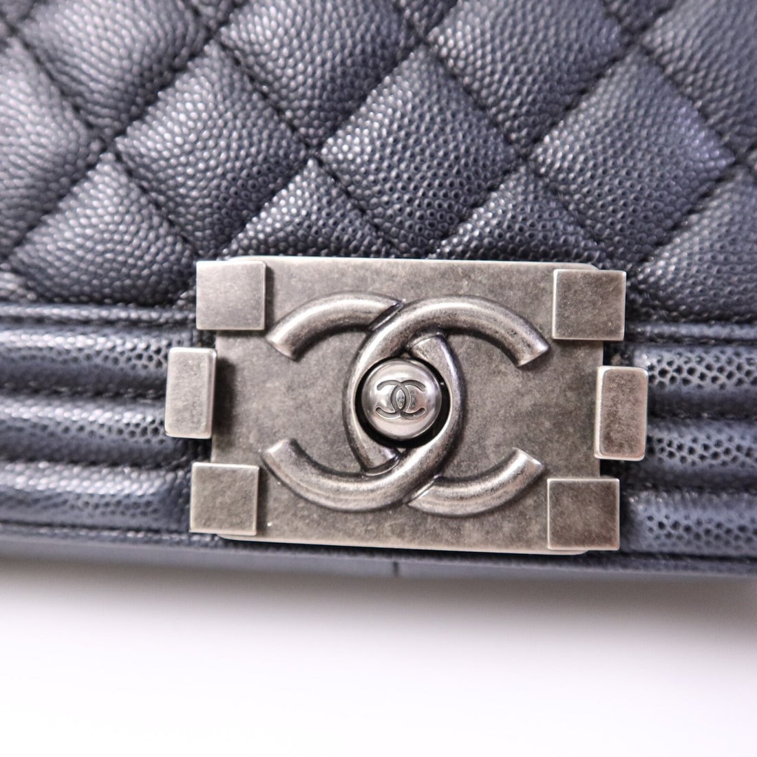 Chanel Boy 25 Dark Grey - 7