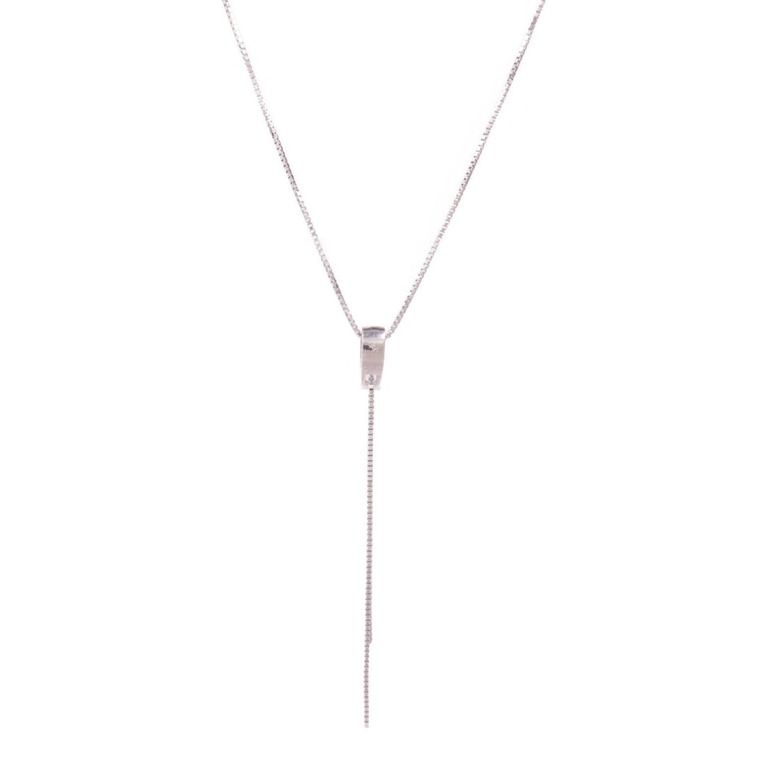 Diamond Necklace 18K White Gold - 2