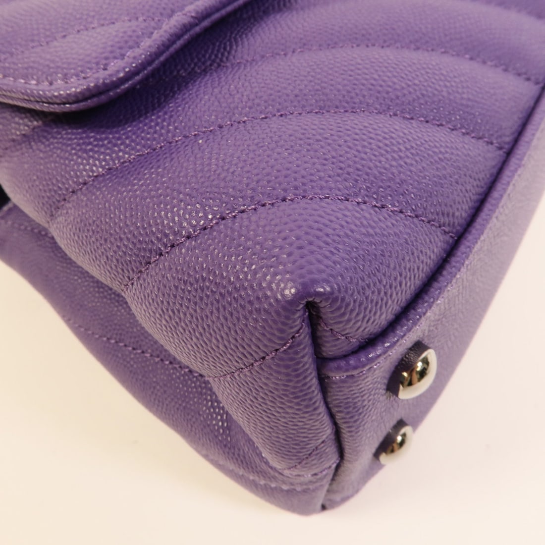 Chanel Coco Handle Small Purple - 13