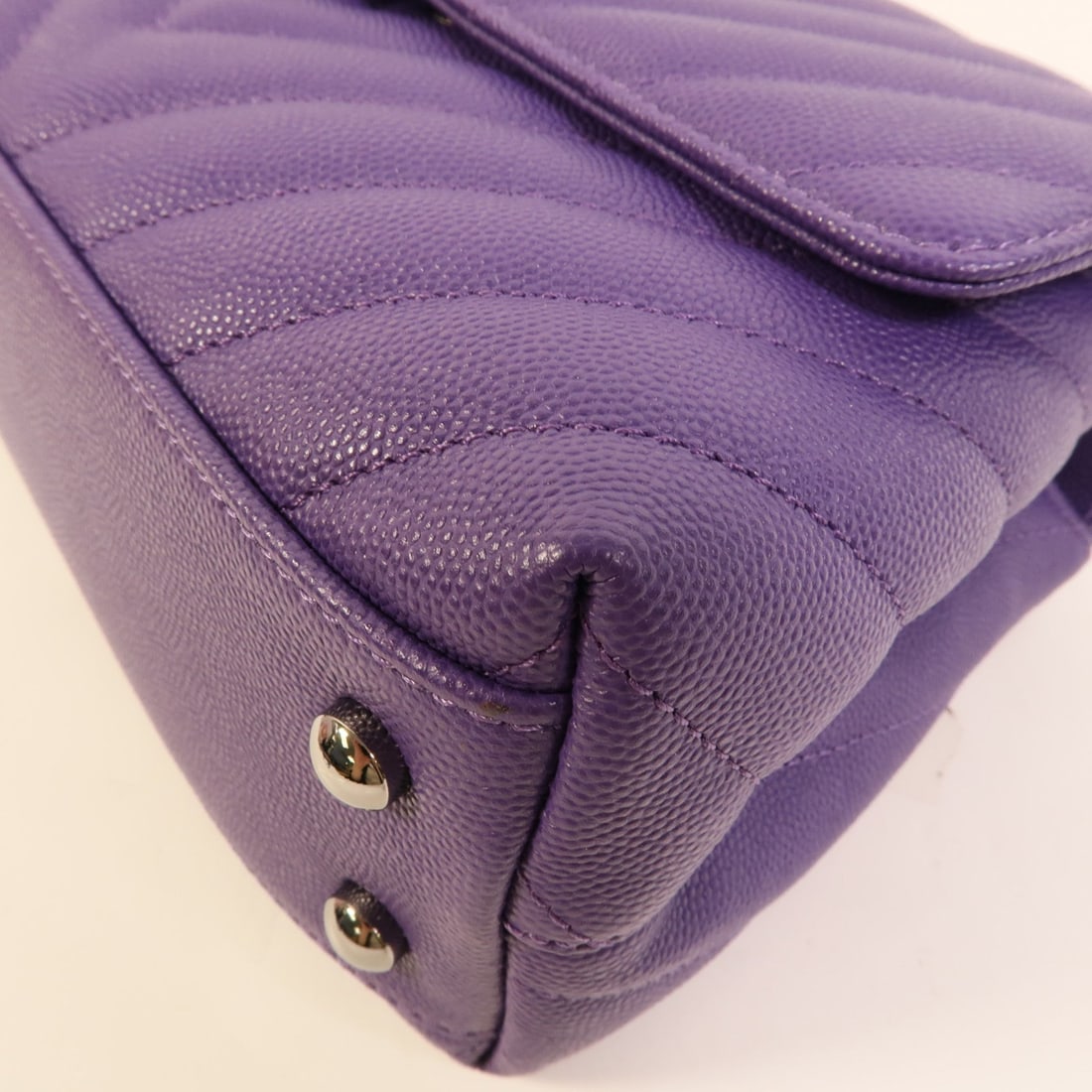 Chanel Coco Handle Small Purple - 14