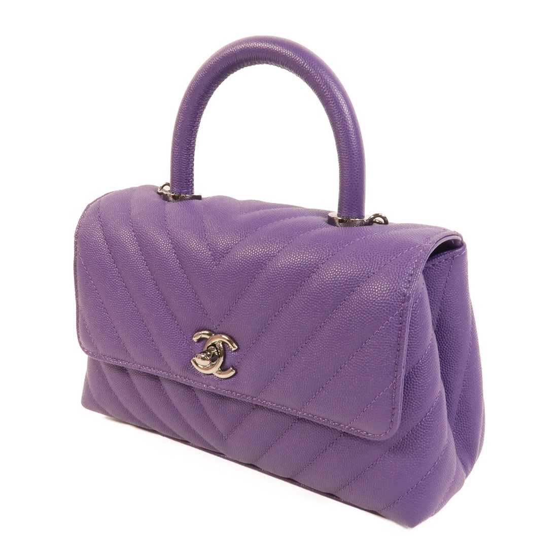 Chanel Coco Handle Small Purple - 3
