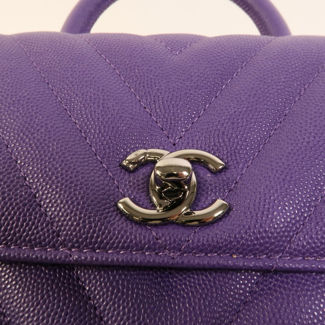 Chanel Coco Handle Small Purple - 8