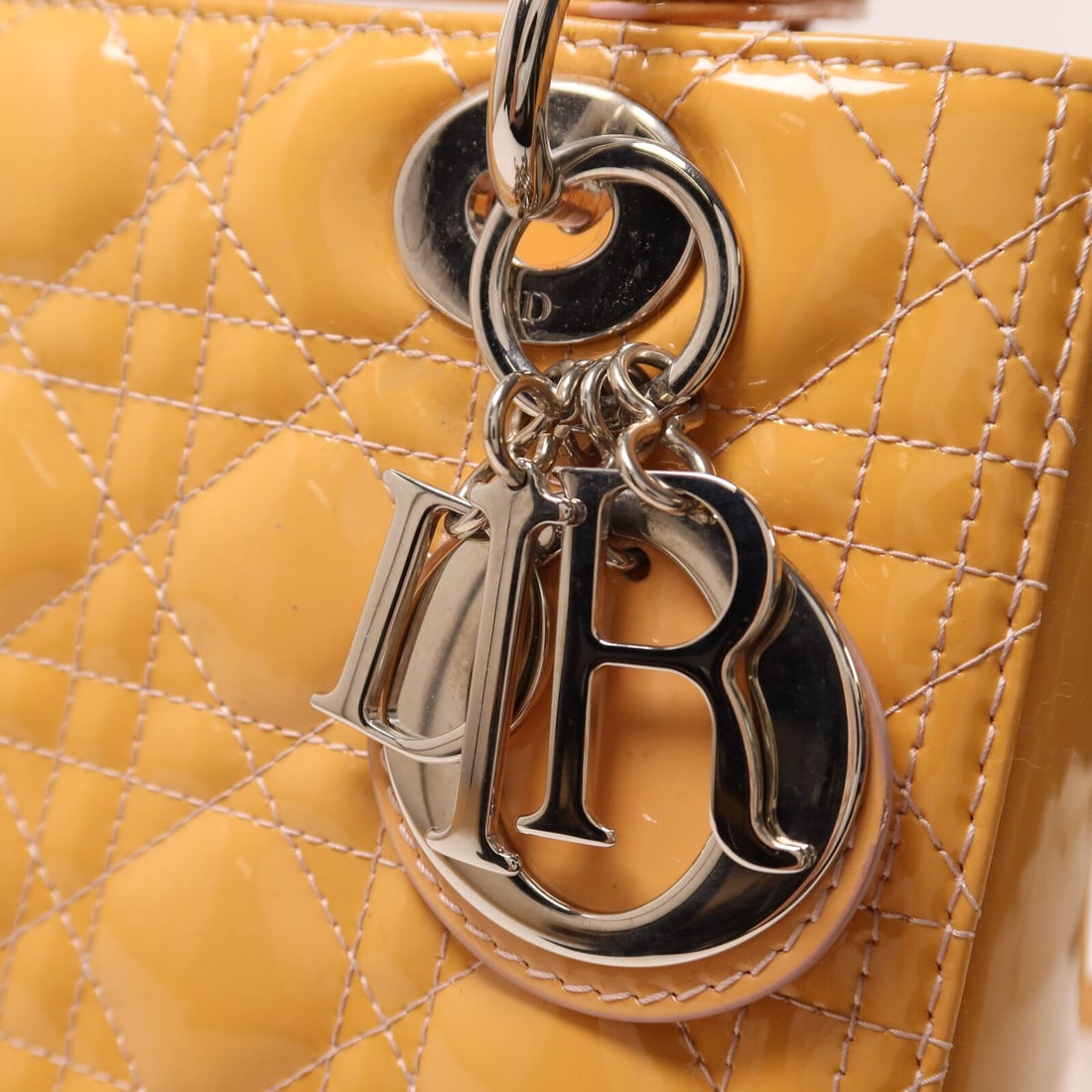 Dior Lady Dior Medium Yellow - 10