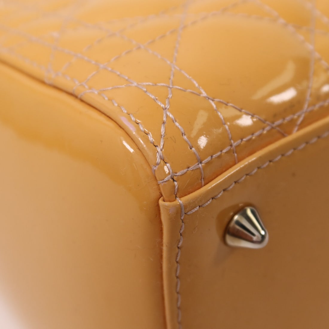 Dior Lady Dior Medium Yellow - 12