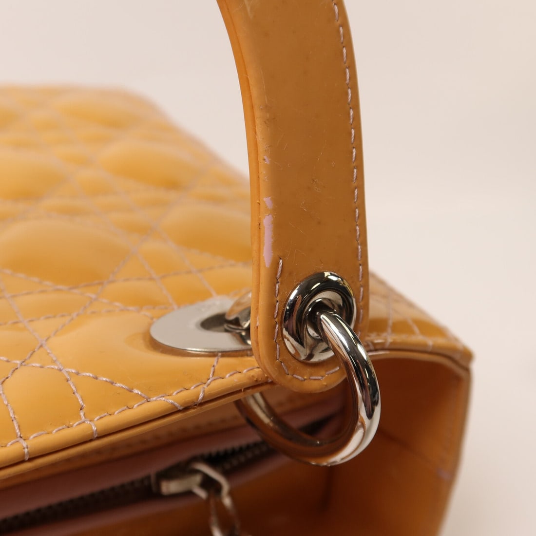 Dior Lady Dior Medium Yellow - 18