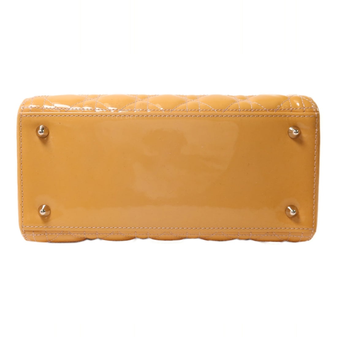 Dior Lady Dior Medium Yellow - 4
