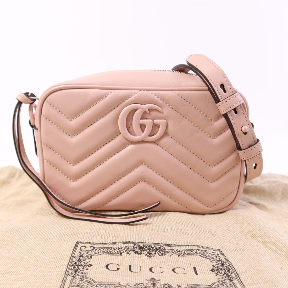 Gucci Mini Marmont Shoulder Pink - 10