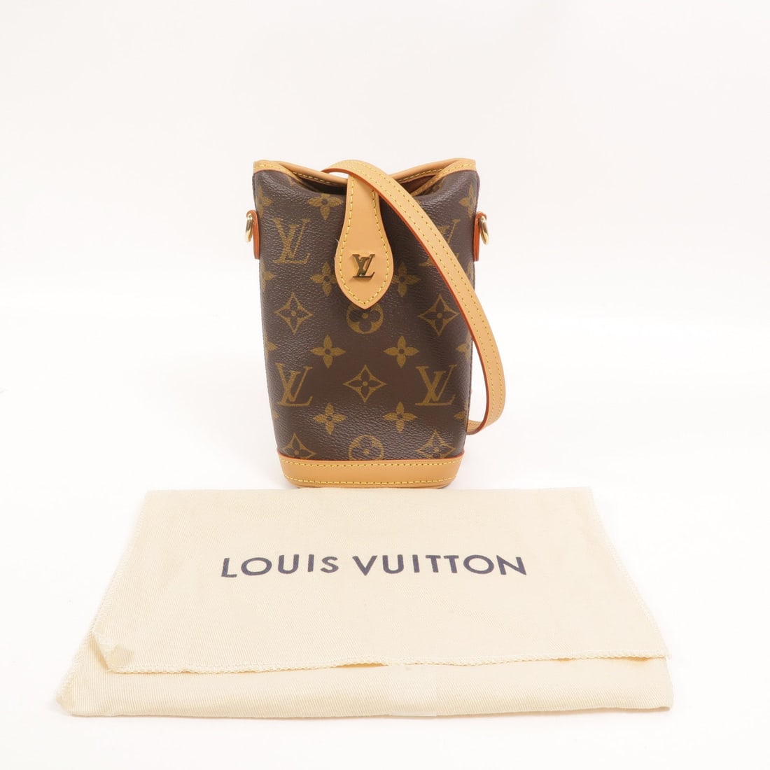 LV Fold Me Pouch Monogram Brown - 9