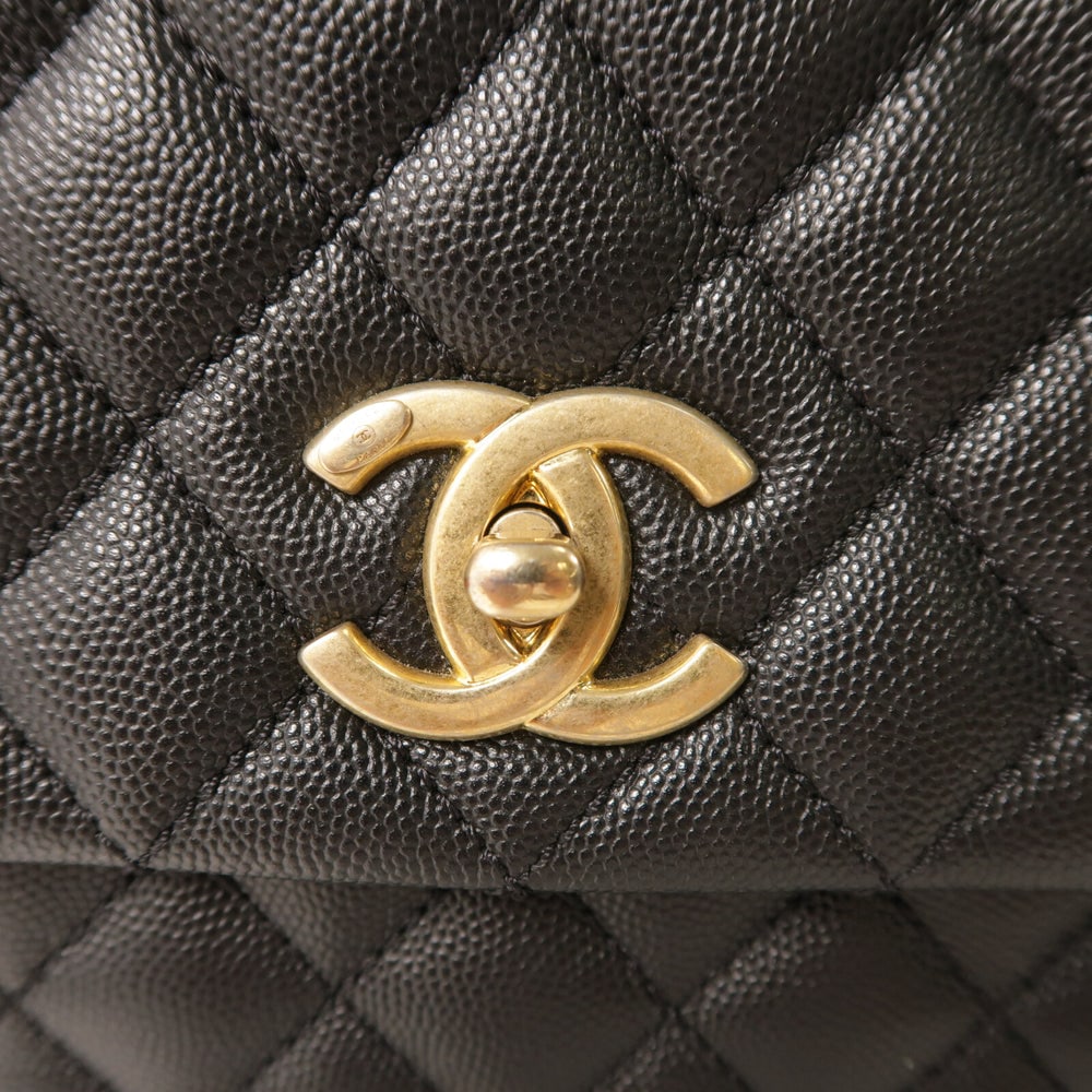 Chanel Coco Handle Medium Black - 9