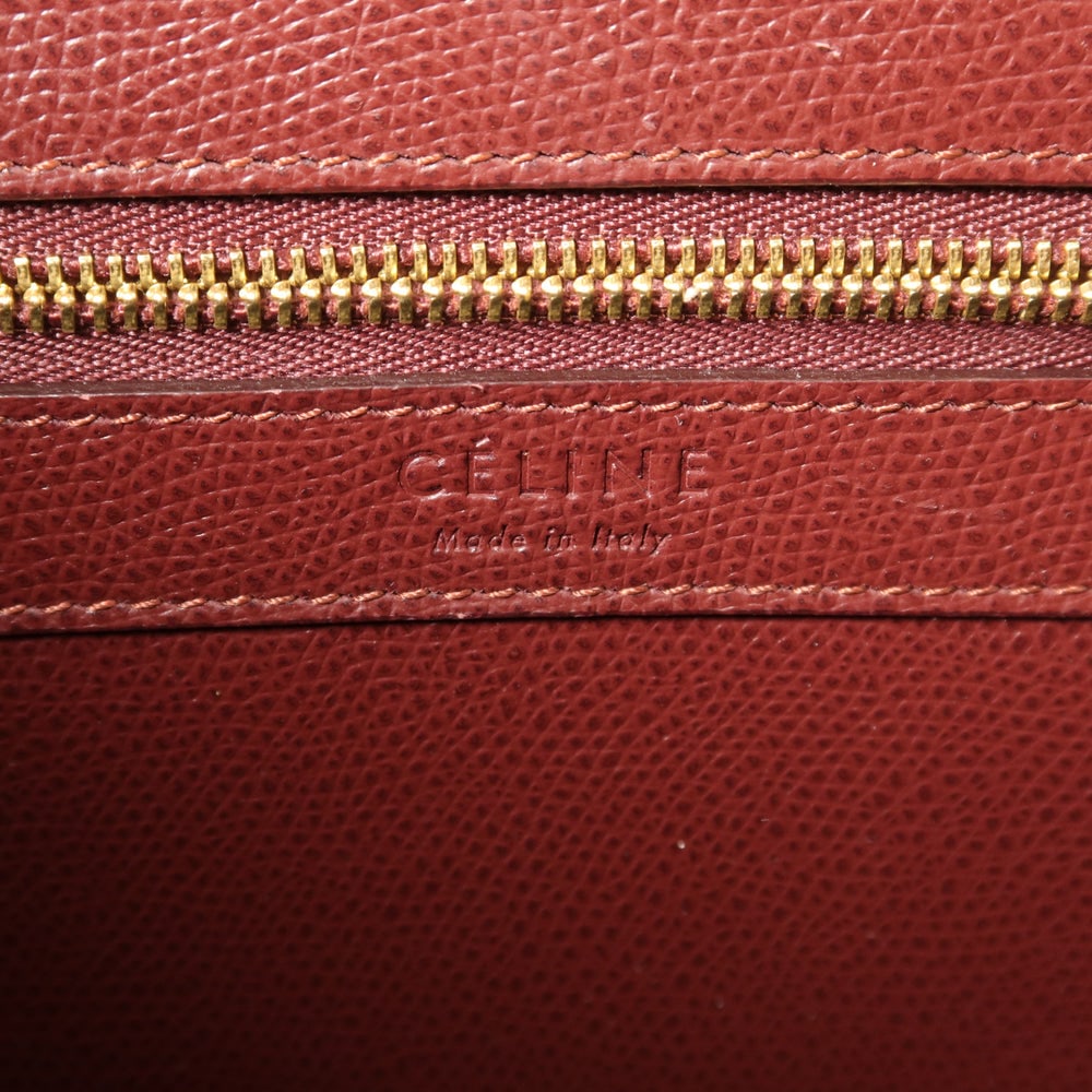 Celine Small Vertical Cabas Brown Navy - 6