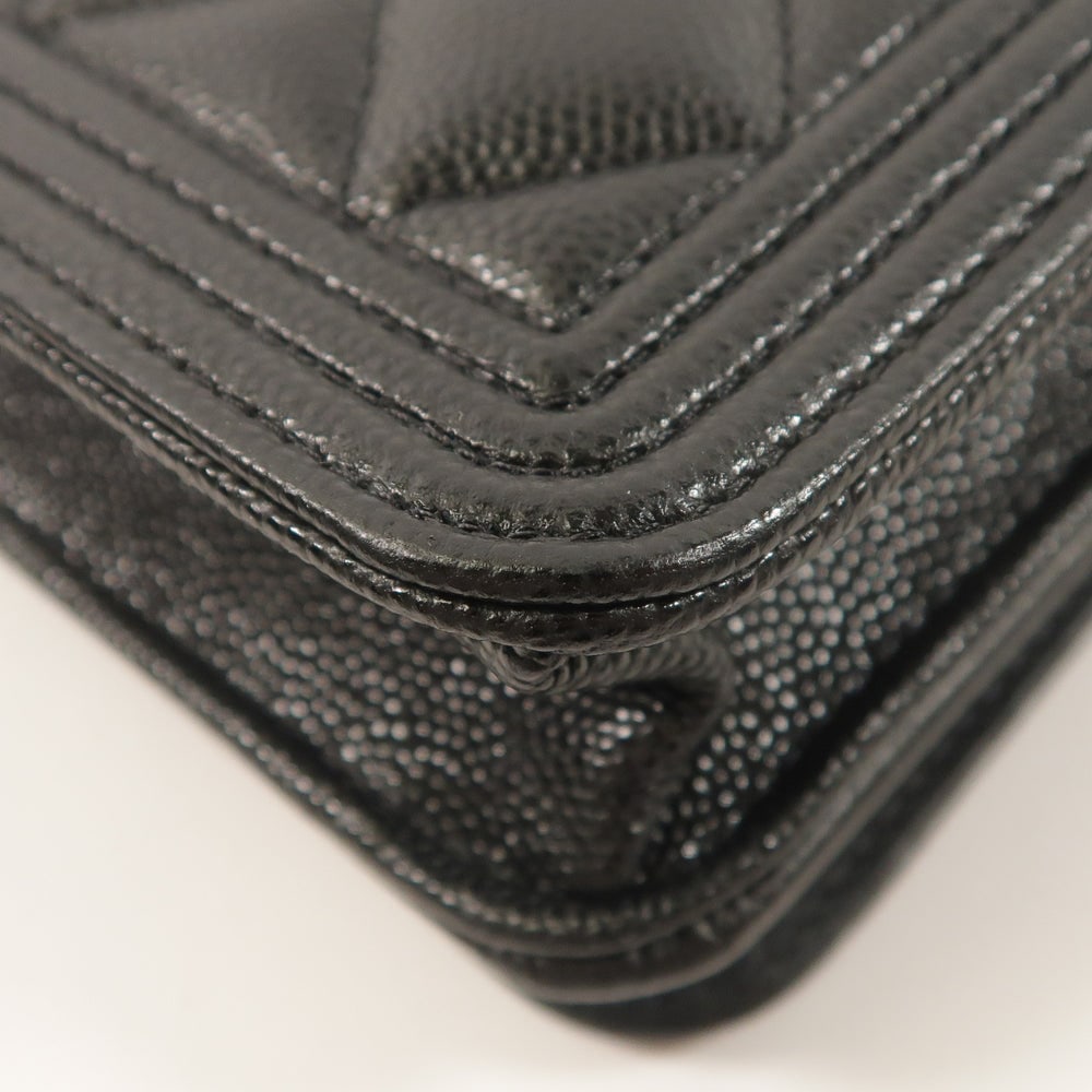 Chanel Boy WOC Black - 13