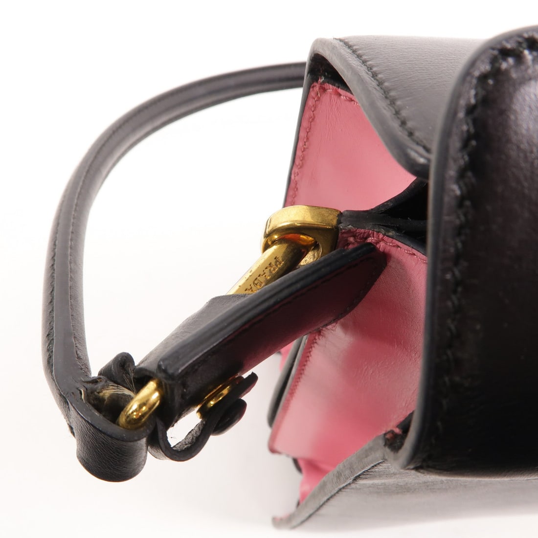 Prada B5043C Shoulder Pink Black - 17