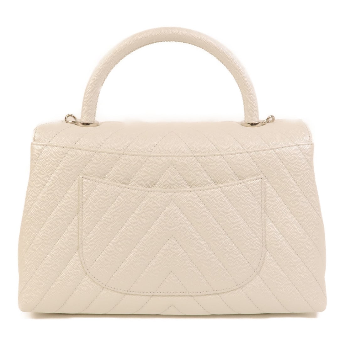Chanel Coco Handle Medium White - 2