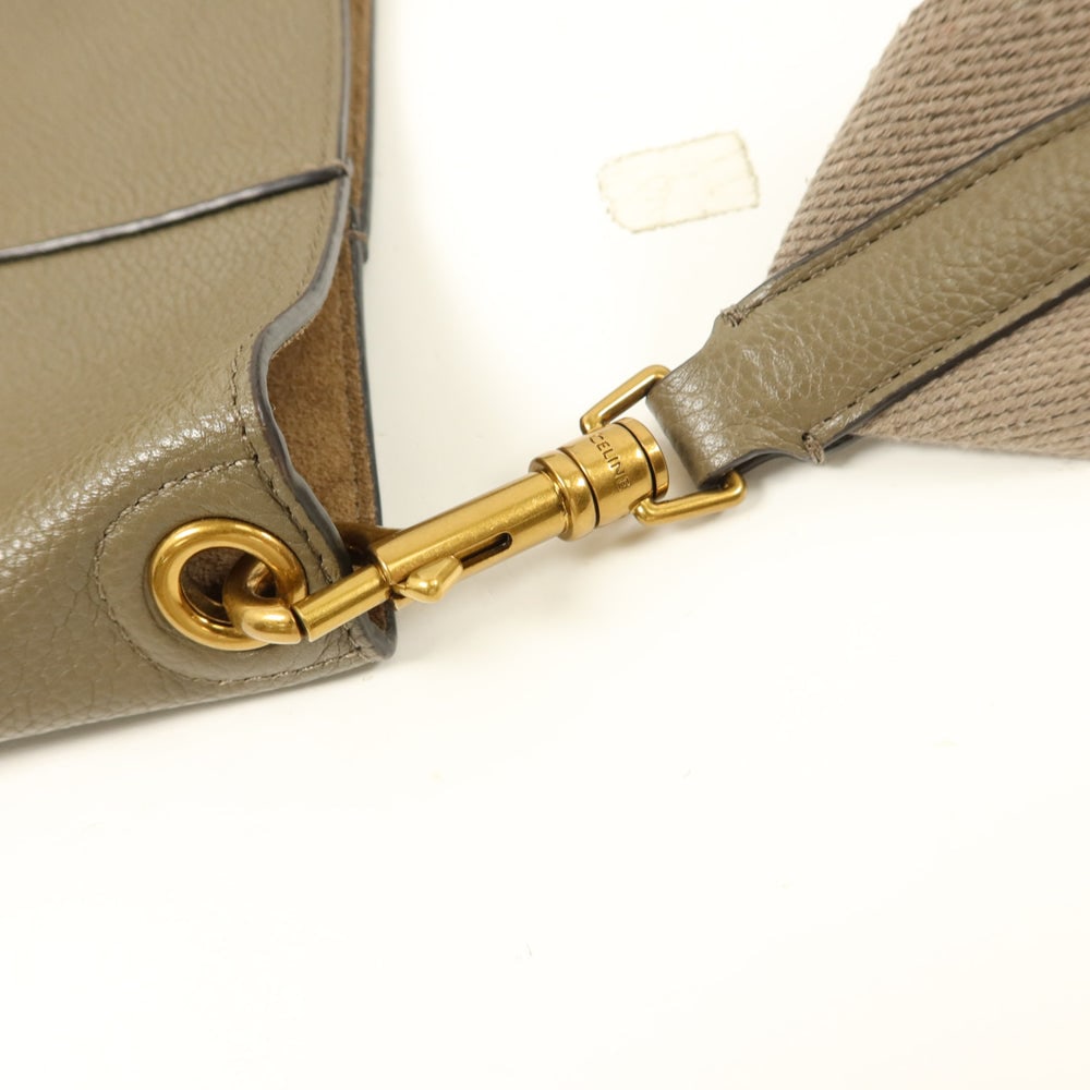 Celine Sangle Bucket Taupe - 10