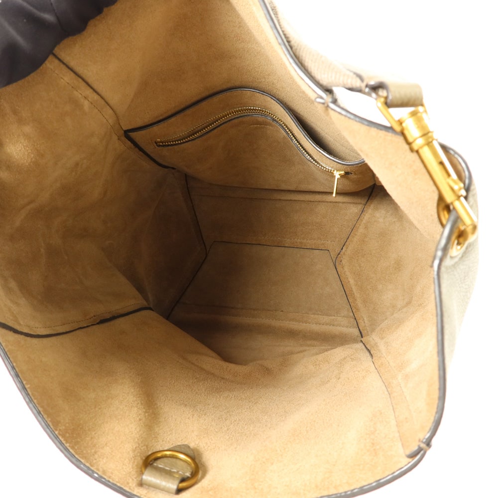 Celine Sangle Bucket Taupe - 5