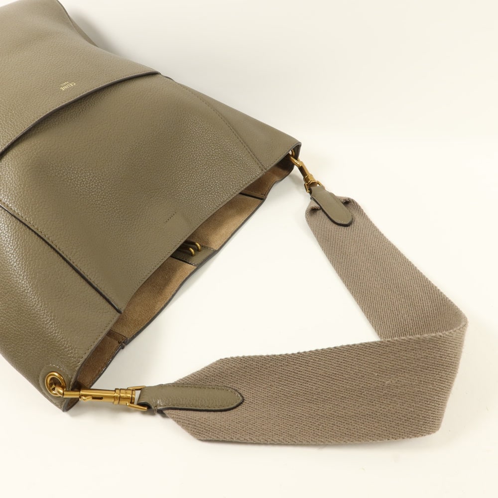 Celine Sangle Bucket Taupe - 9