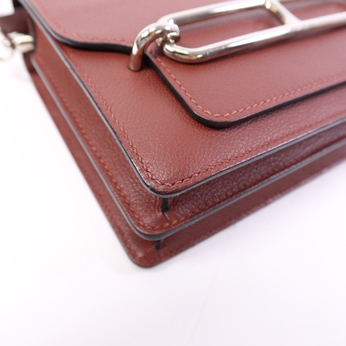 Hermes Roulis Mini Rouge H - 12