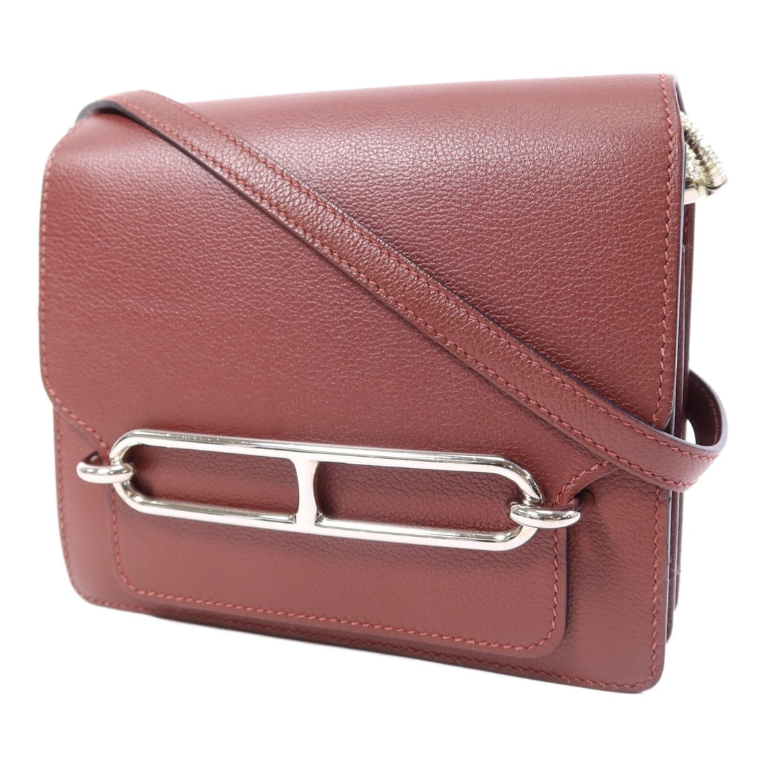 Hermes Roulis Mini Rouge H - 3