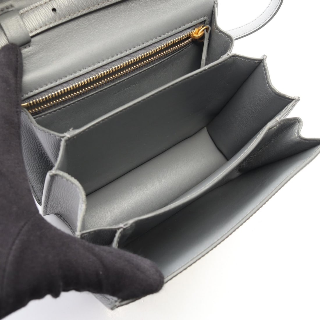 Celine Classic Box Shoulder Gray - 3