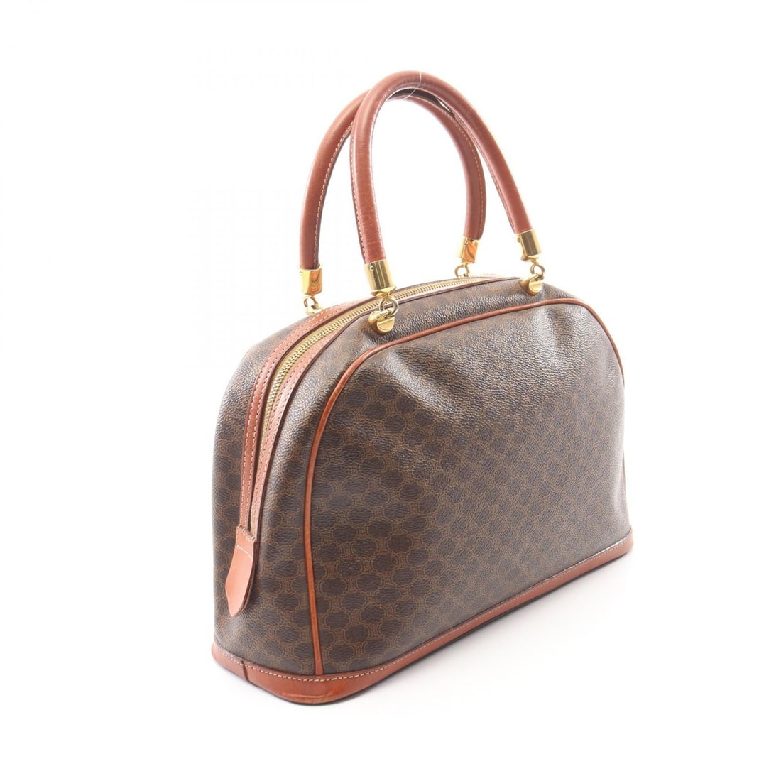 Celine Macadam Handbag Brown - 2