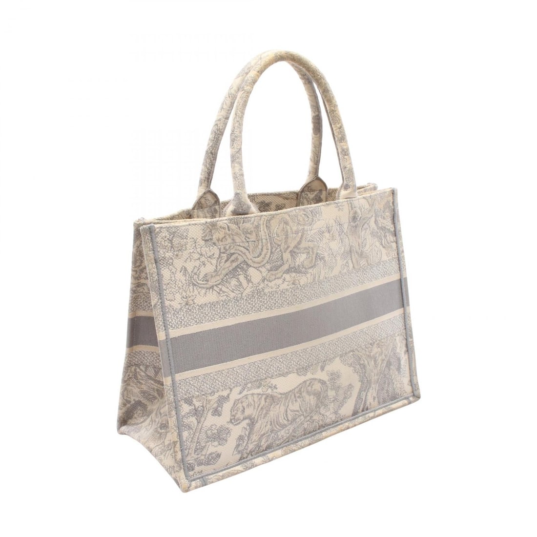 Dior Book Tote Medium Light Gray - 2