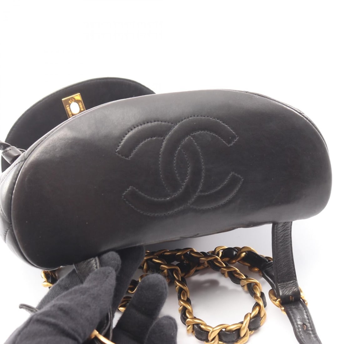 Chanel Backpack Black Lambskin - 7