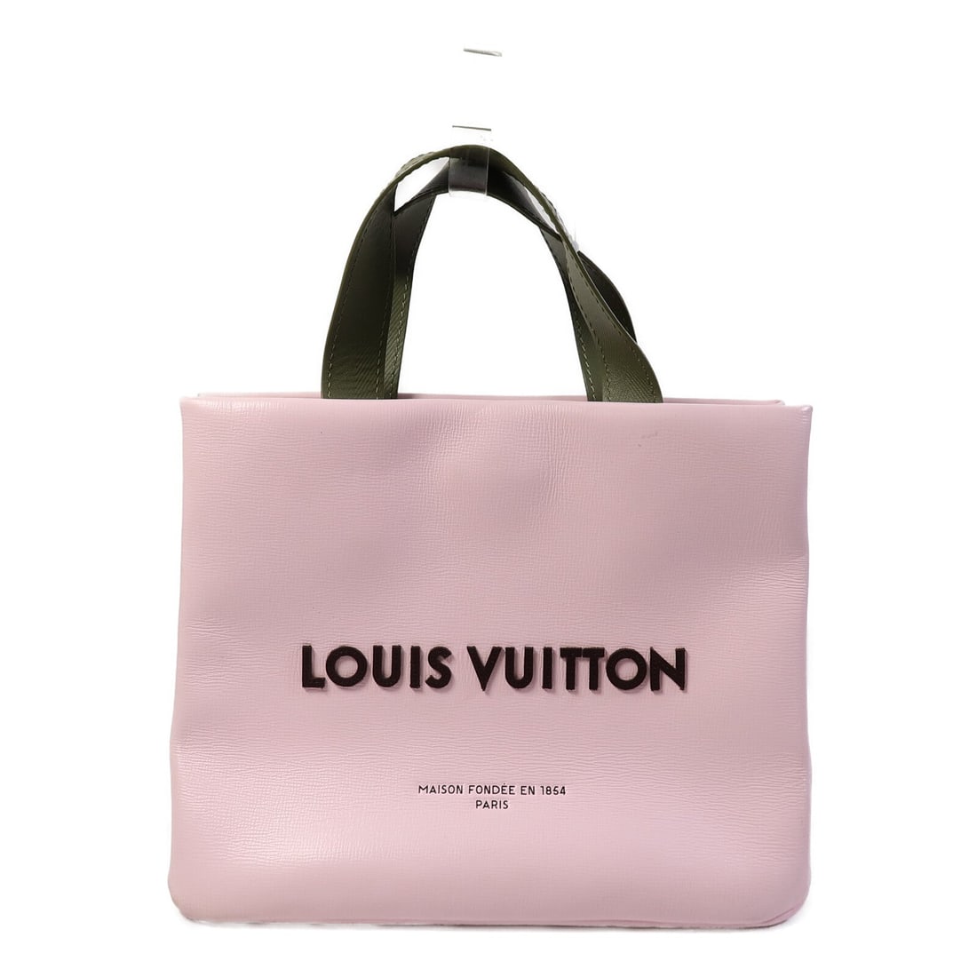 Louis Vuitton Mini Shopper Pink: Mini Shopper Tote handbag M15239 in pink calfskin with silver hardware; 26 x 20 x 11.5 cm.