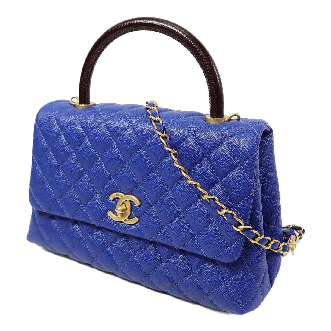 Chanel Coco Handle Blue - 2