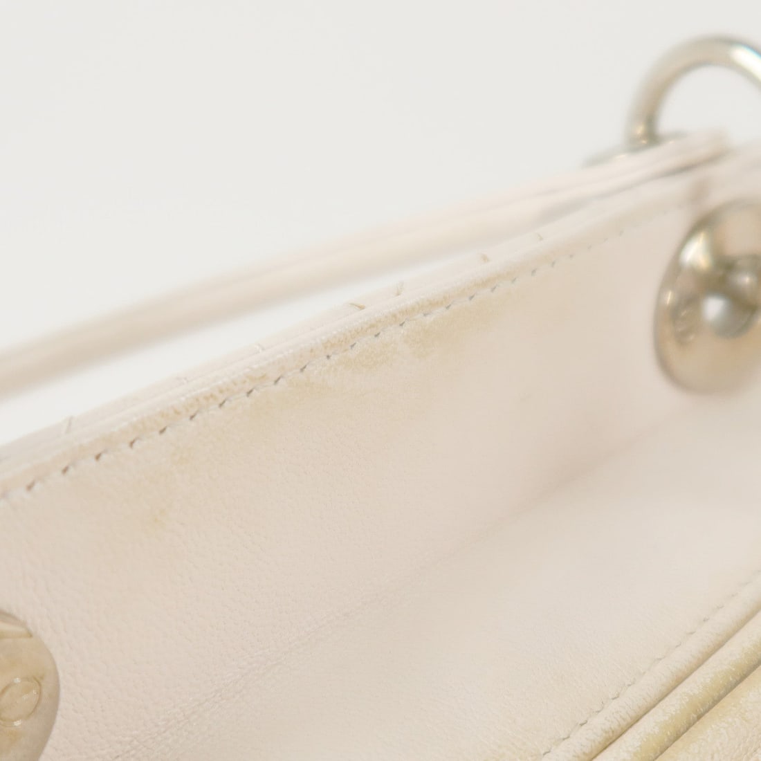 Dior Lady Dior Medium White - 17