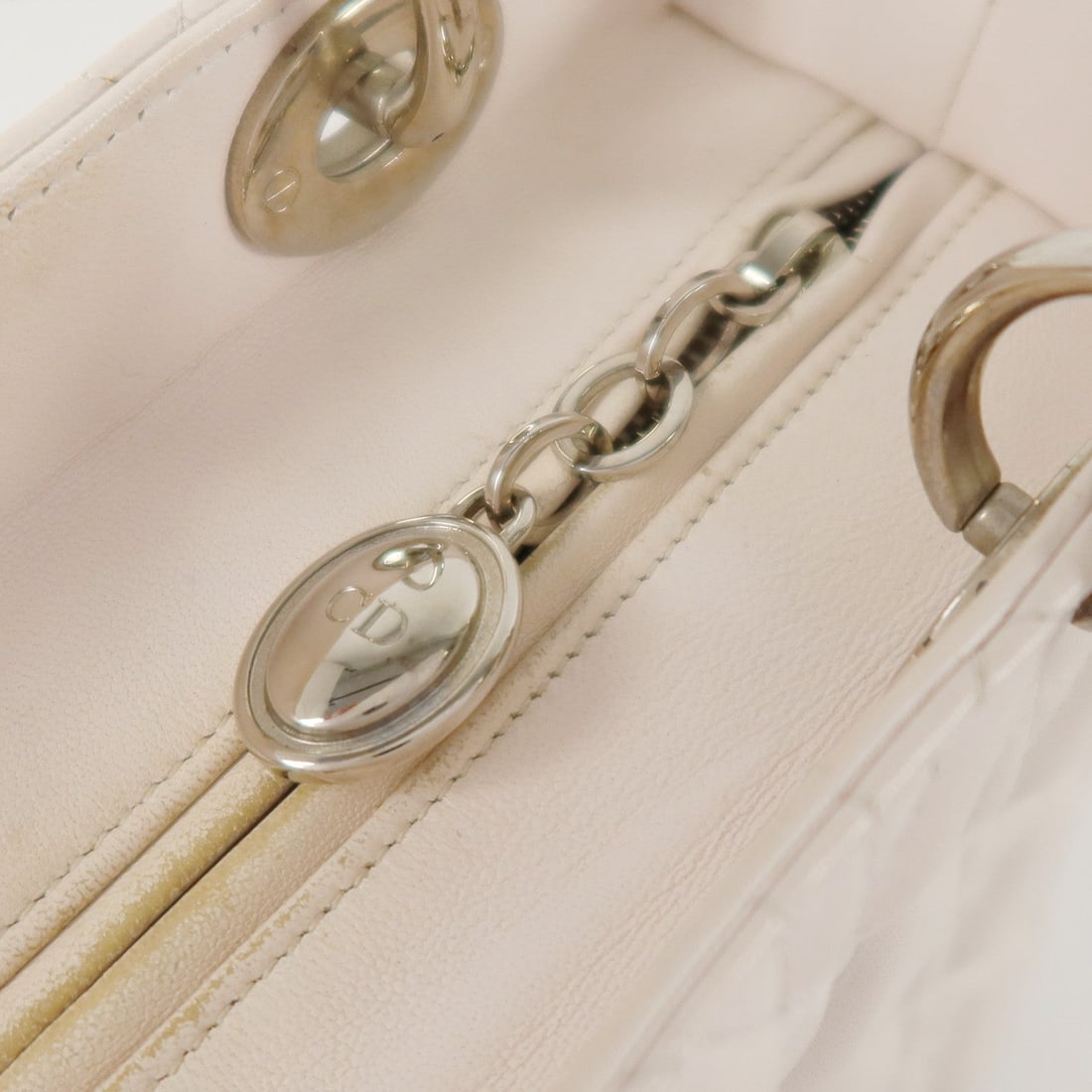 Dior Lady Dior Medium White - 9