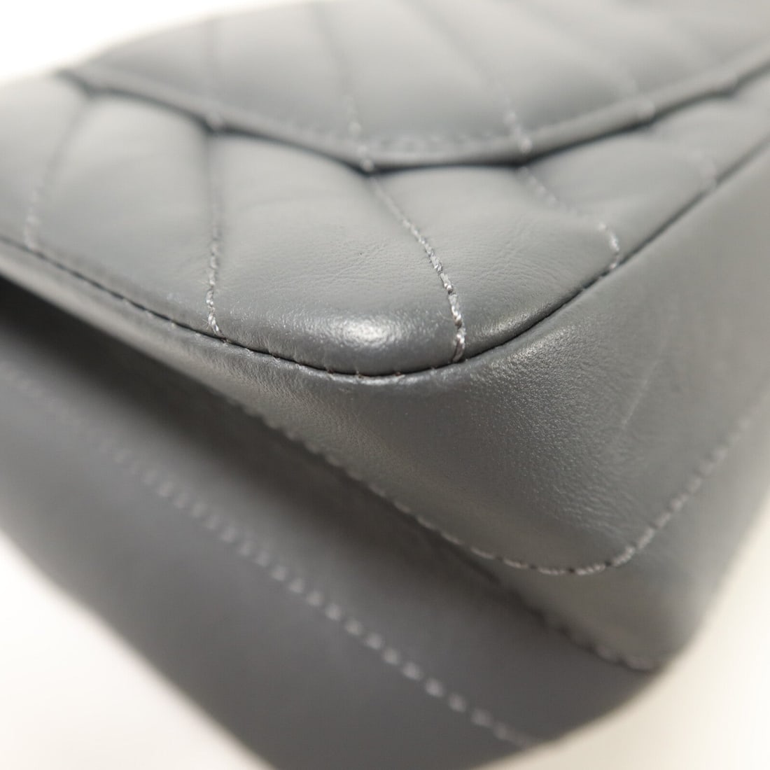 Chanel Mini 2.55 Grey - 13