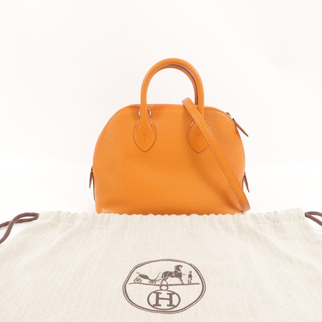 Hermes Mini Bolide Orange - 11