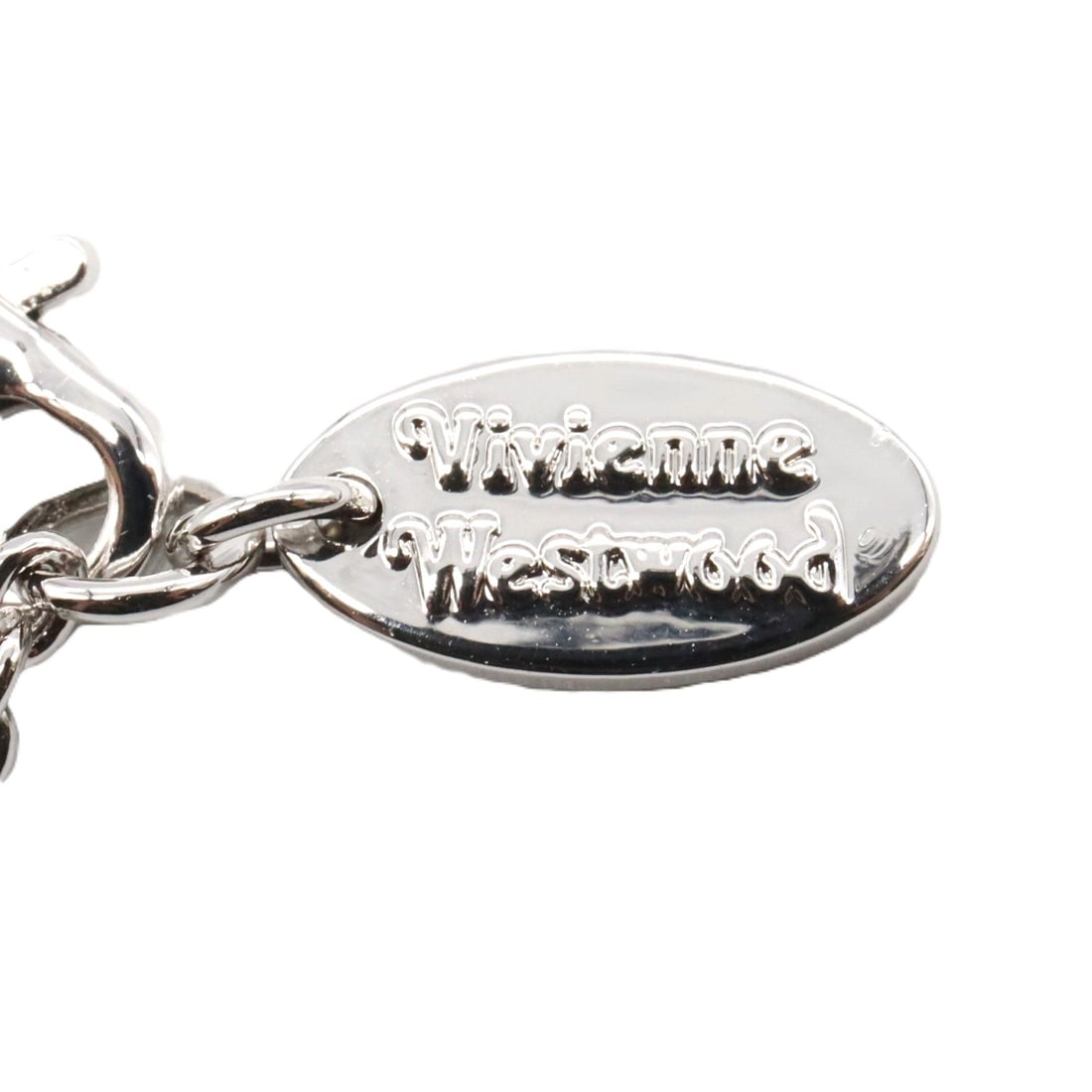 Vivienne Brass Silver Necklace - 3