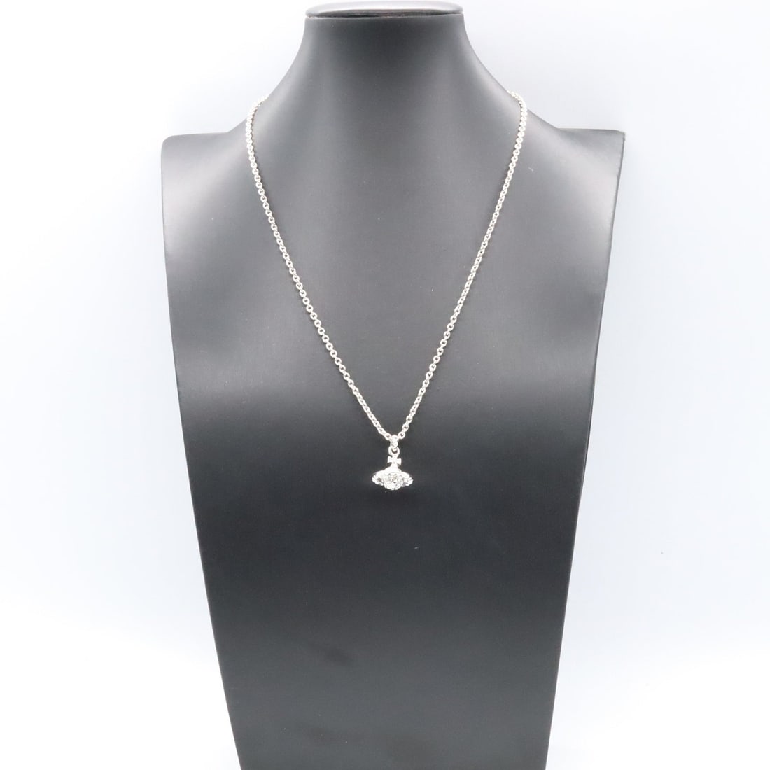 Vivienne Brass Silver Necklace - 6