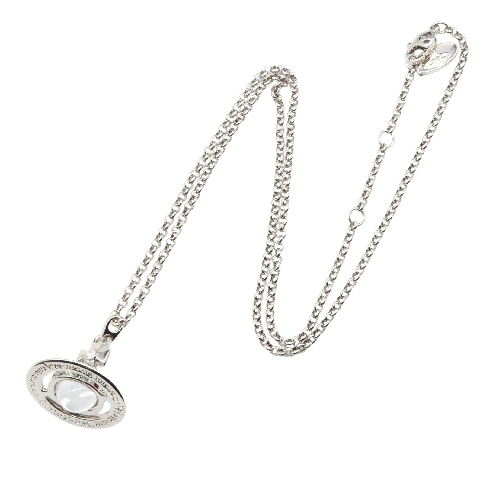 Vivienne Brass Silver Necklace - 2