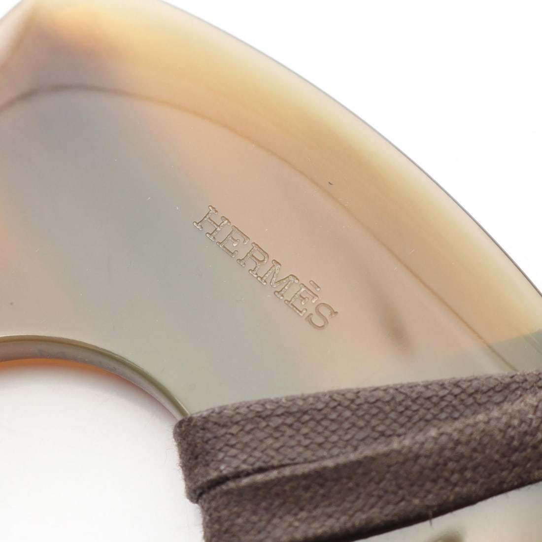 Hermes Dalva Necklace Brown Silver - 5