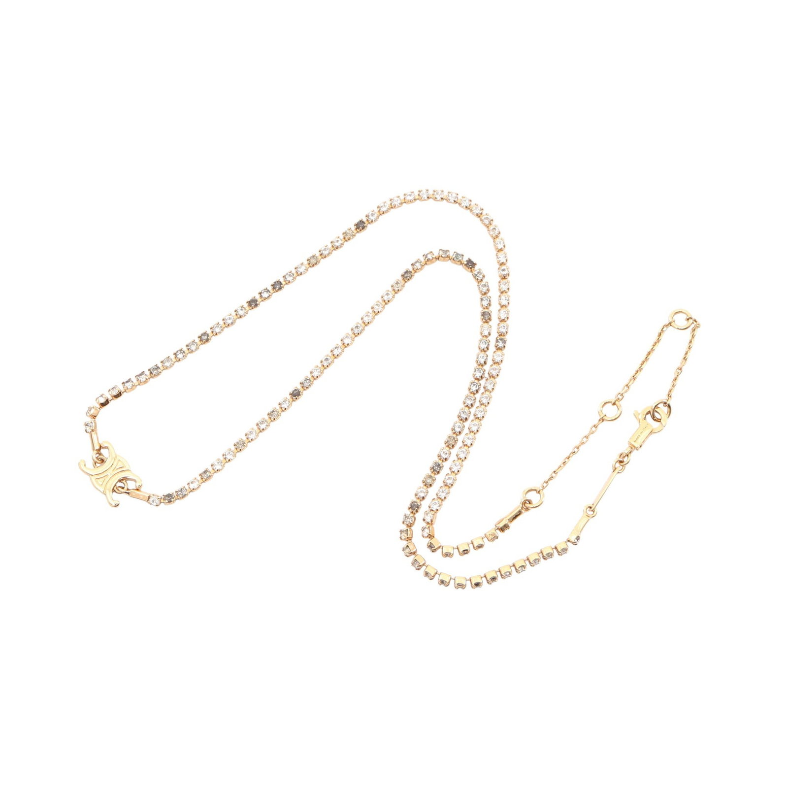 Celine Triomphe Sparkle Necklace - 3