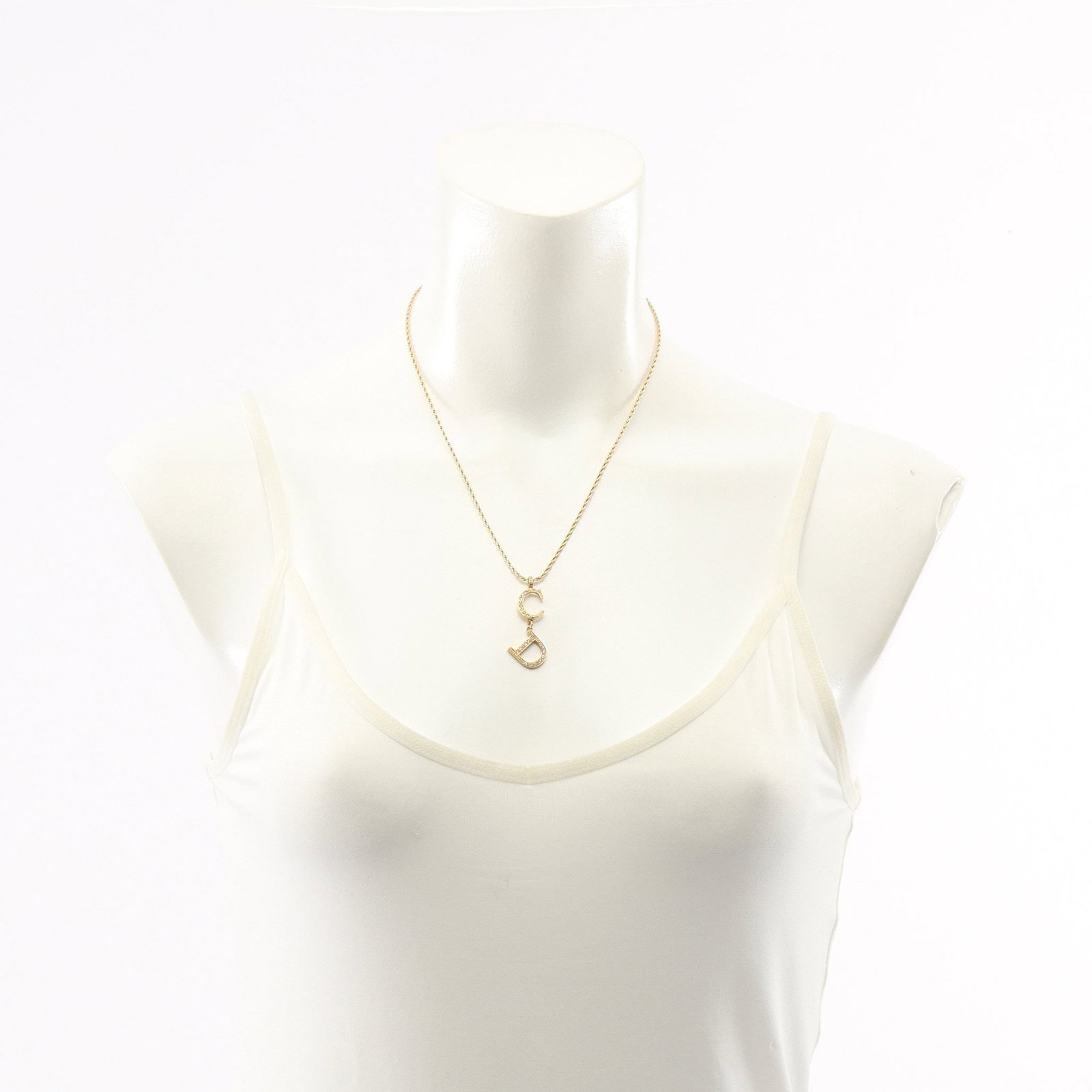 Dior CD GP Gold Necklace - 6