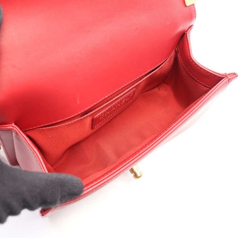 Chanel Boy Small Red - 3