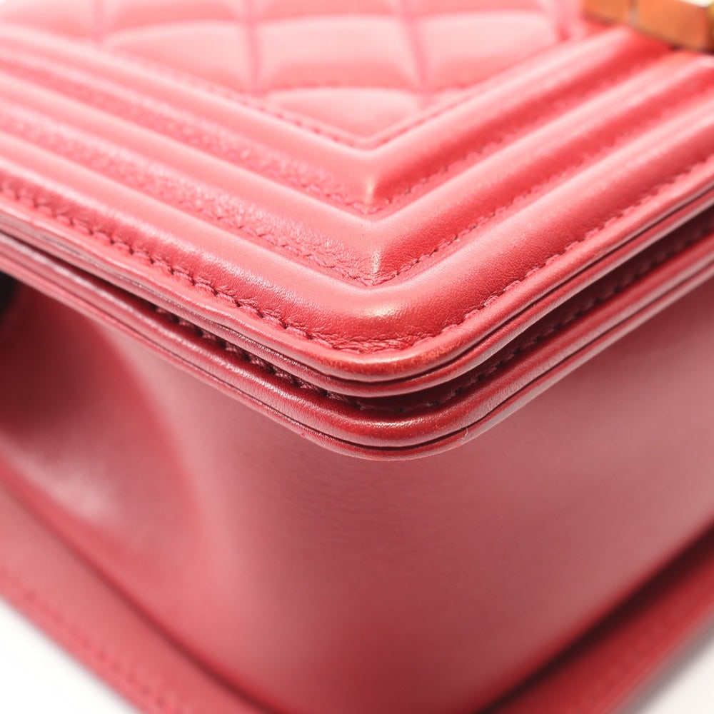 Chanel Boy Small Red - 8