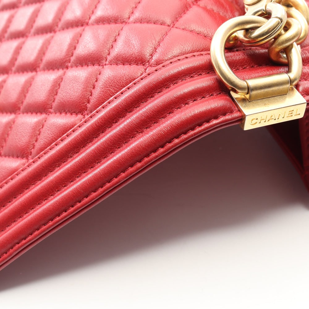 Chanel Boy Small Red - 9
