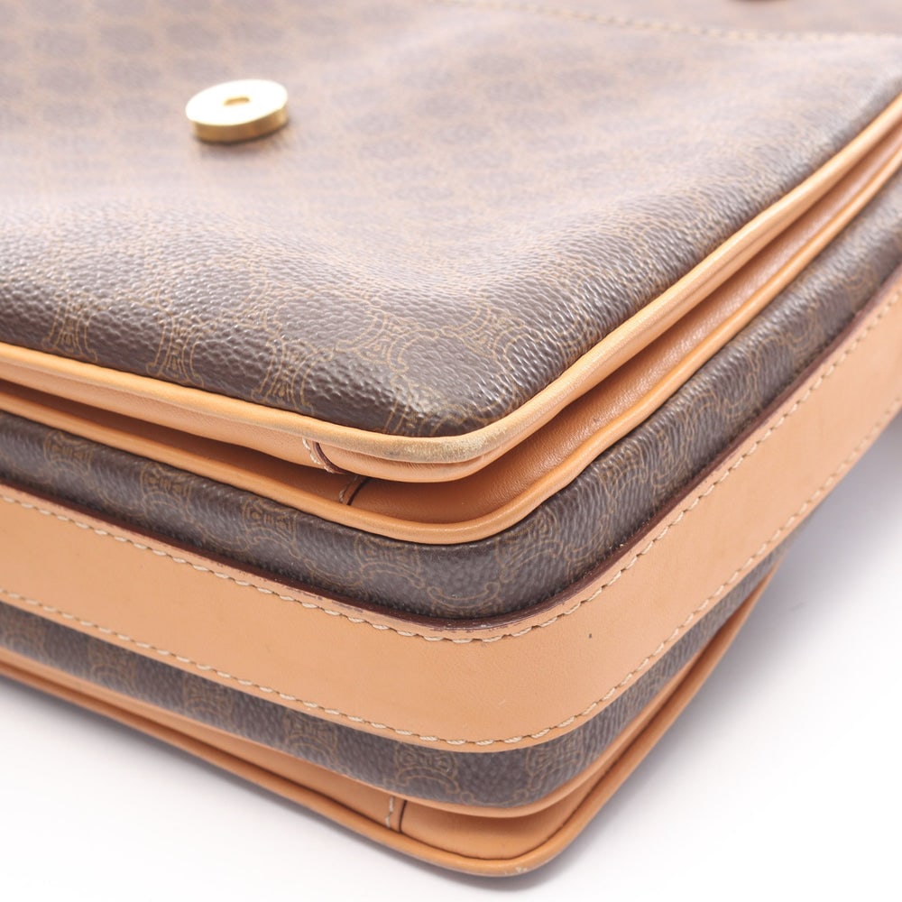Celine Macadam Shoulder Brown - 11