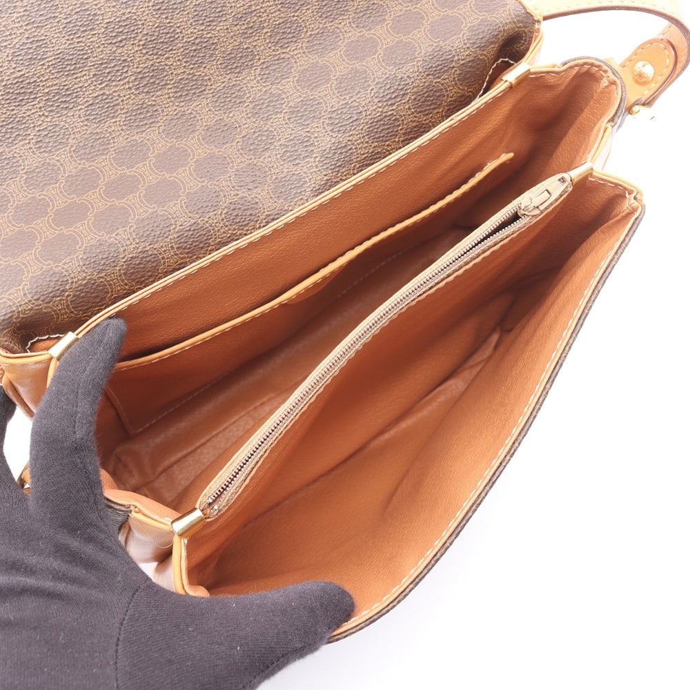 Celine Macadam Shoulder Brown - 3
