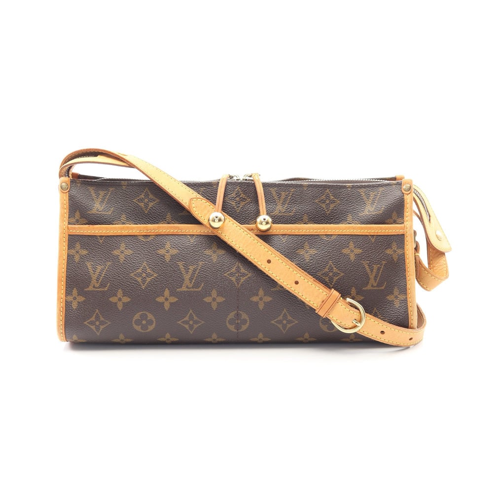 Louis Vuitton Popincourt Long: Popincourt Long shoulder bag in brown Monogram canvas. Size 31 x 14 x 12 cm.