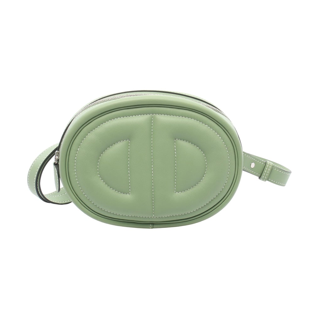 Hermes In The Loop Belt Bag: Green Swift leather belt bag.