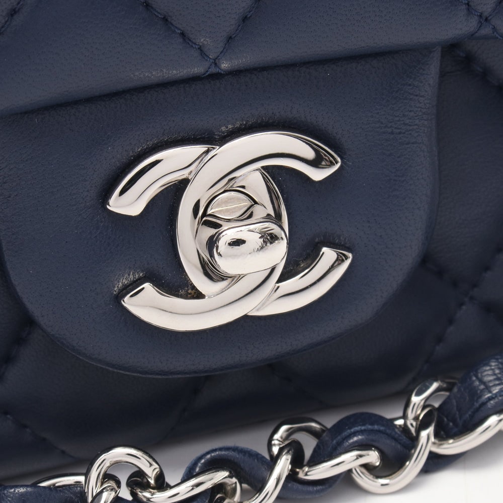 Chanel Mini Matelasse Navy - 10